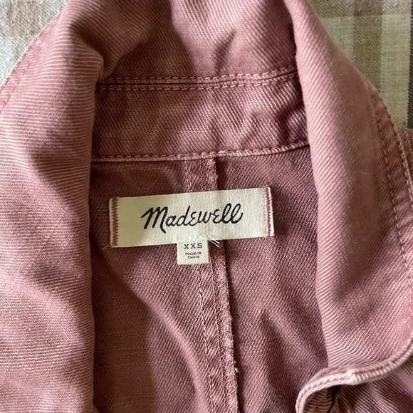 madewell mauve long-sleeved jumpsuit - Picture 6 of 6